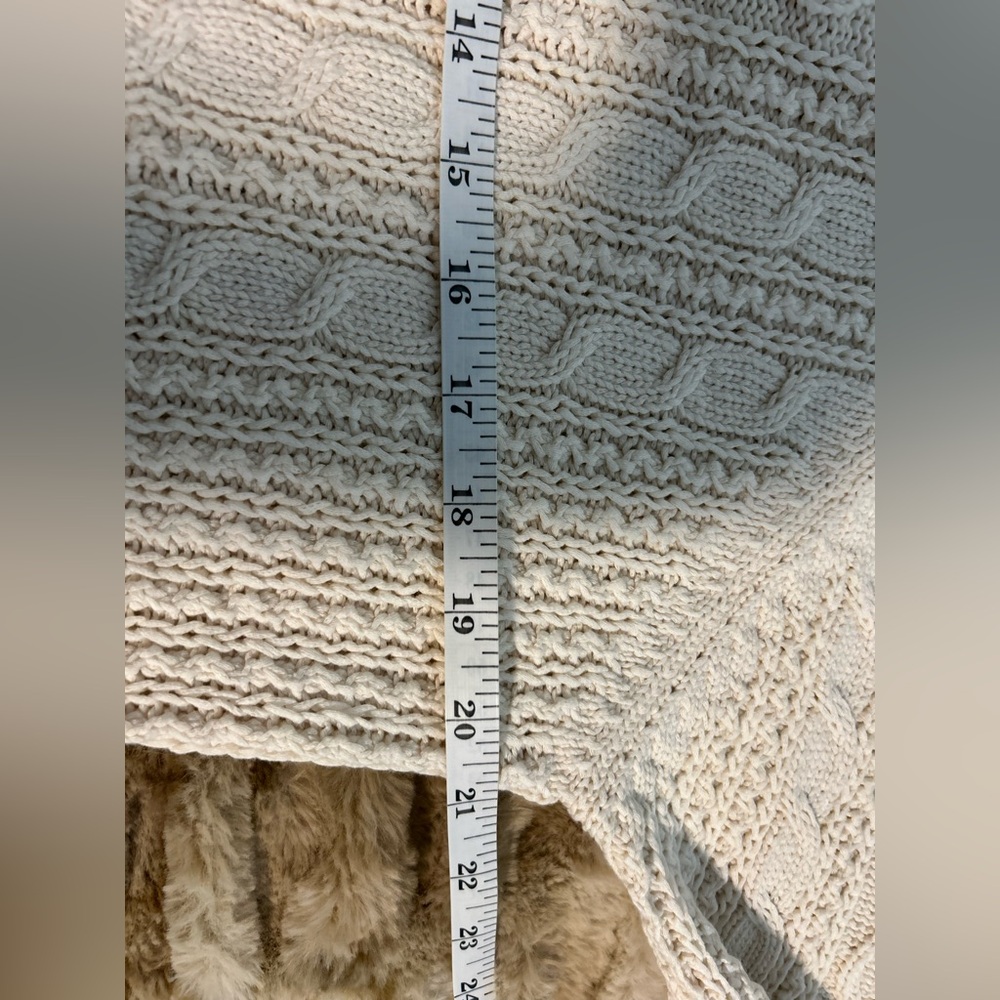 Sezane White Cable Knit Sweater - Picture 5 of 5